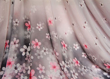 कायरता परदा / छाता कस्टम मुद्रित कपड़े पुष्प परिधान