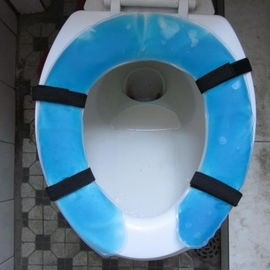 सबसे अच्छा मुलायम टॉयलेट सीट, नीले रंग में उच्च गुणवत्ता के साथ ठंडा जेल सीट कुशन
