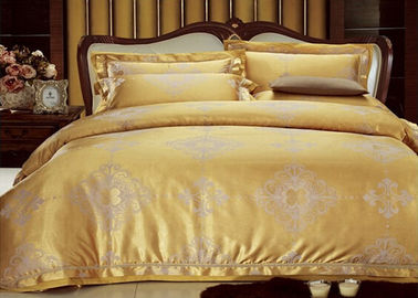 गोल्डन पूर्ण आकार बिस्तर 2 तकिए, 1 Duvet कवर के साथ Tencel बिस्तर सेट करता है