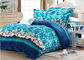 नीले रंग के साथ जमीन सुपर नरम और गरम मुद्रित डॉट्स ऊन बिस्तर सेट कवर