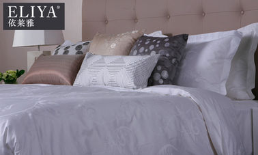 एलिया टोपे ग्रेड लक्जरी होटल Jacquard बिस्तर पर चादर कंघी कपास बिस्तर कवर