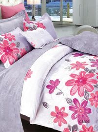 फूल कपास बिस्तर टिकाऊ Bedspreads सेट रिएक्टिव डाइंग के साथ सेट
