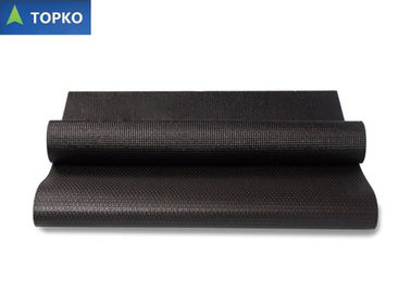 Durable Black Memory Foam Yoga Mat / Extra Thick Exercise Mat 6mm - 15mm