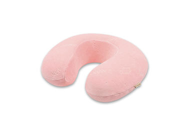 गुलाबी मखमली लक्जरी छोटे स्मृति फोम तकिया सफर के बच्चों के लिए आकार