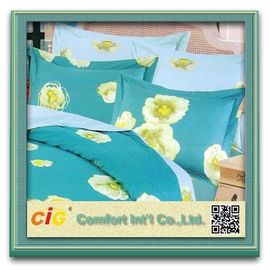 पॉलिएस्टर / कपास होटल सूती चादर / बिस्तर शीट्स सेट होम टेक्सटाइल Microfiber मुद्रण