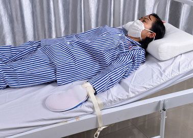 संयम बेल्ट के साथ उच्च जोखिम वाले रोगी के स्वास्थ्य की देखभाल हाथ मेडिकल प्रकार का दस्ताना
